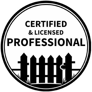 certified and licensed professional badge
