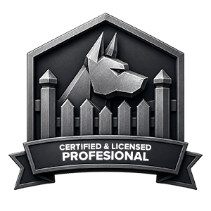 certified and licensed badge
